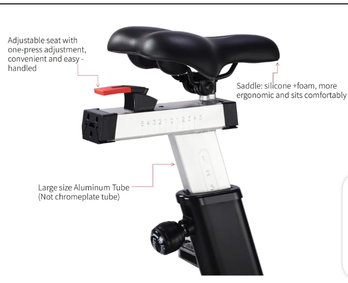 Commercial Spin Bike Flywheel 22kg - Image 4