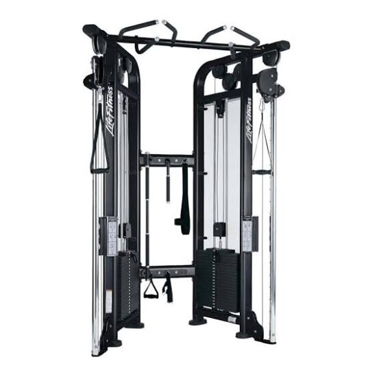 Commercial Life Fitness Dual Adjustable Pulley/ Cable cross over