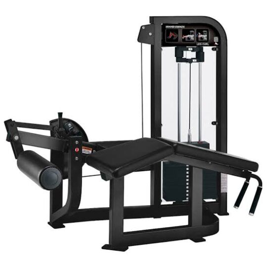 Hammer strength prone leg curl